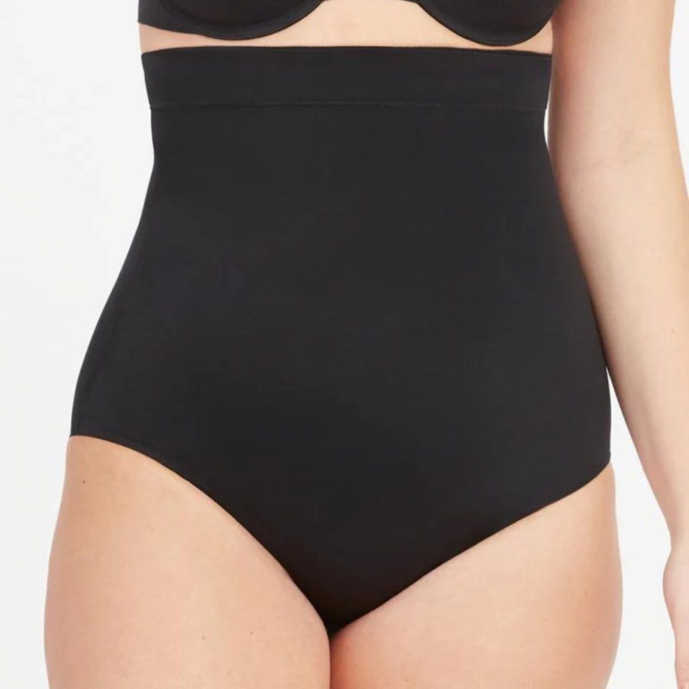 Spanx Suit Your Fancy High Waisted Brief Shapewear Black 2X